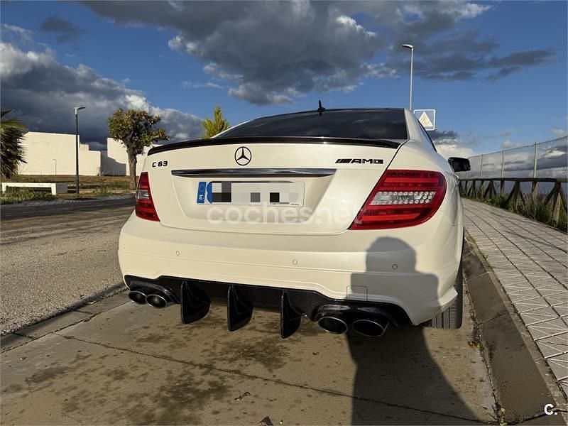 Usado Mercedes C63 AMG AMG 457 CV (336 kW) 2011 Blanco Coupe