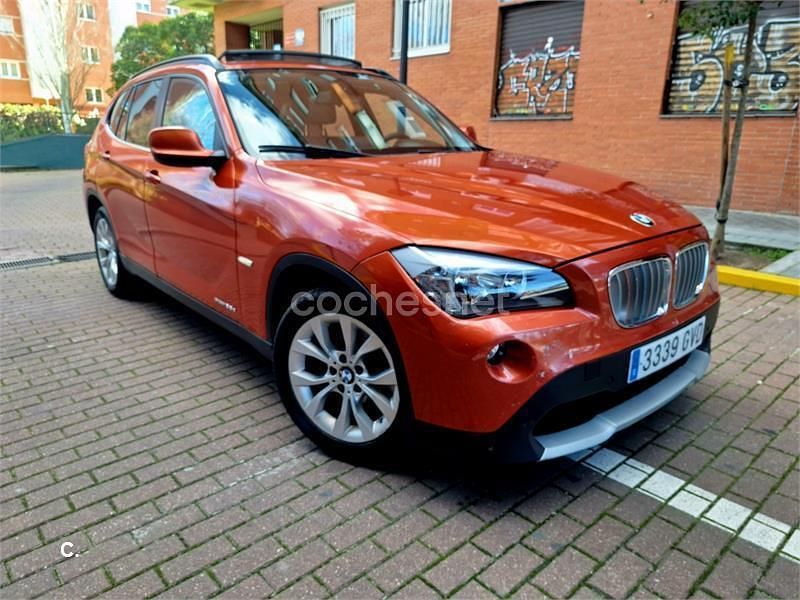 Usado BMW X1 204 CV (150 kW) 2010 Naranja SUV