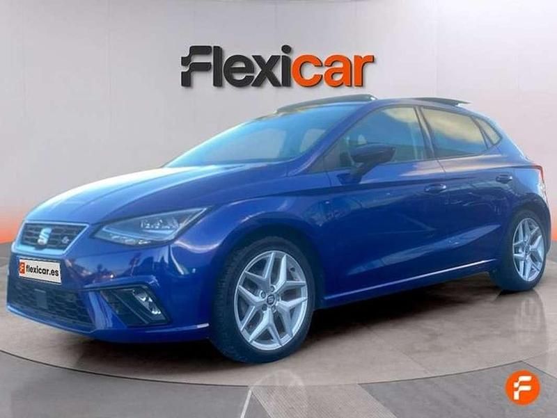 Usado Seat Ibiza FR 110 CV (80 kW) 2018 Azul Utilitario