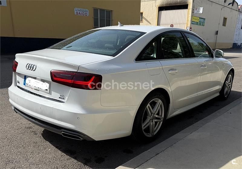 Usado Audi A6 S-Line 190 CV (139 kW) 2017 Blanco Berlina