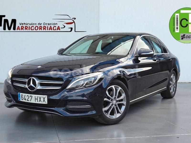 Azul Usado 2014 Mercedes C220 Avantgarde Berlina | 16.990 € (Buen precio) - Imagen 1/4