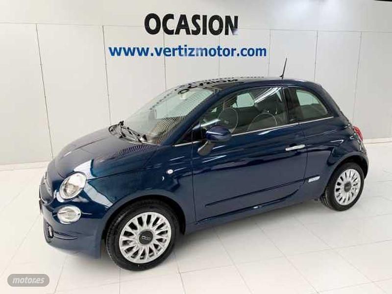 Usado Fiat 500 Lounge 69 CV (50 kW) 2018 Azul Utilitario