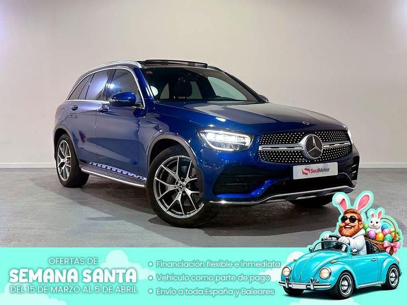 Usado Mercedes GLC200 197 CV (144 kW) 2020 Azul SUV