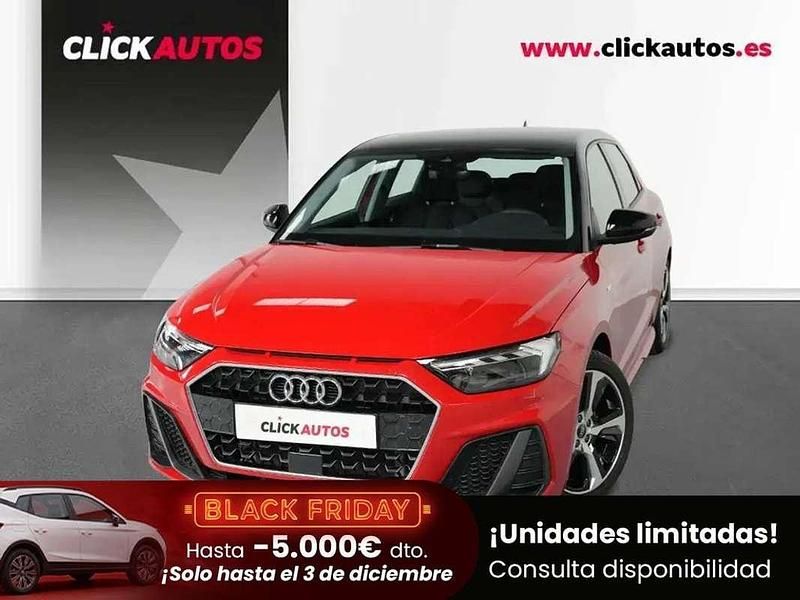 Rojo Usado 2025 Audi A1 Sportback Black Edition Utilitario | 24.200 € (Buen precio) - Imagen 1/4