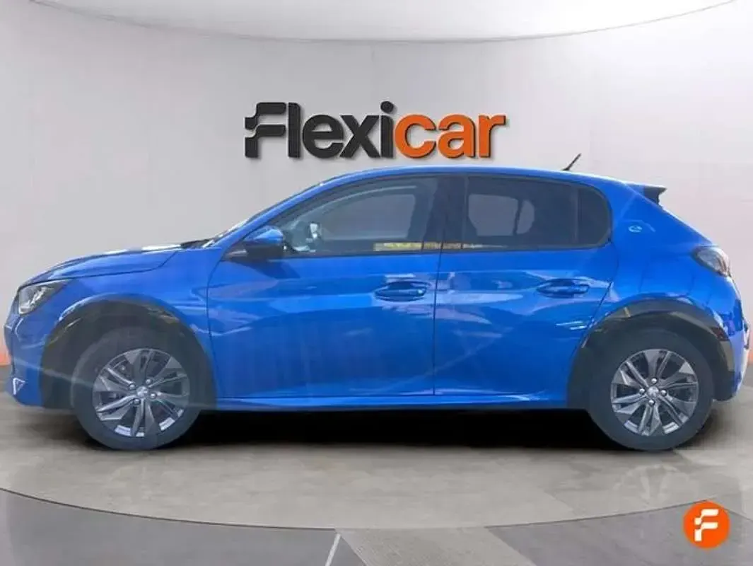 Usado Peugeot e-208 Allure 100 kW (136 CV) 2021 Azul Utilitario