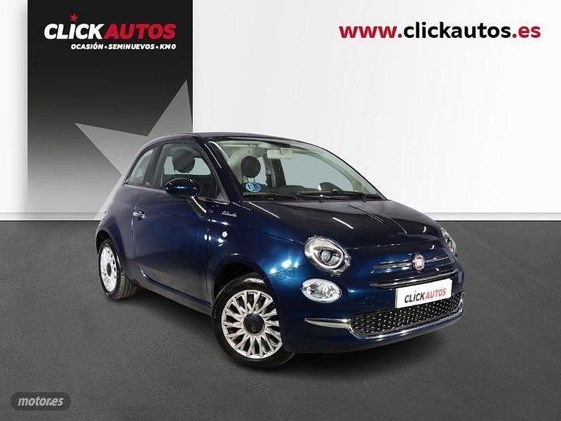 Usado Fiat 500 Dolcevita 70 CV (51 kW) 2021 Azul Descapotable