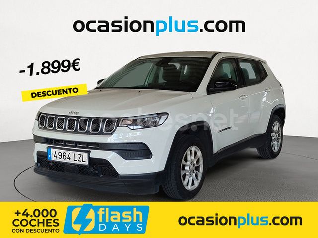 Blanco Usado 2022 Jeep Compass Longitude SUV | 20.890 € (Precio justo) - Imagen 1/4