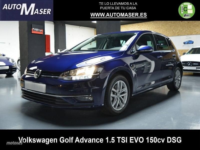 Azul Usado 2020 VW Golf VII Advance Berlina | 21.900 € (Buen precio) - Imagen 1/4