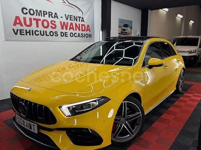 Usado Mercedes A45 AMG 421 CV (309 kW) 2020 Amarillo Berlina