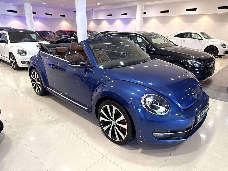 Usado VW Beetle R-line 211 CV (155 kW) 2014 Azul Utilitario