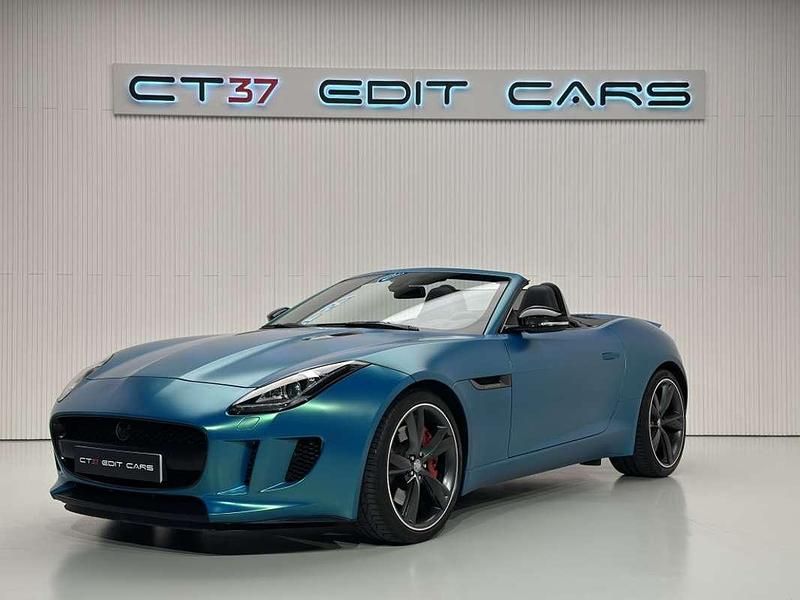 Usado Jaguar F-Type 340 CV (250 kW) 2013 Verde Descapotable