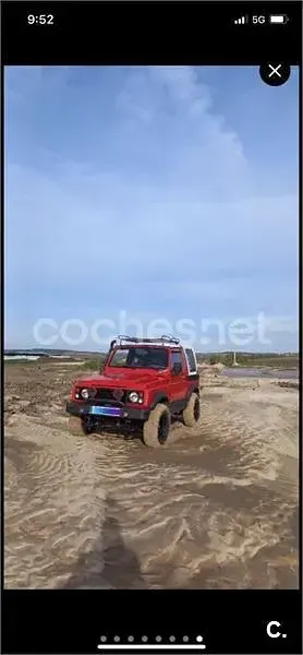 Usado Suzuki Samurai 63 CV (46 kW) 2000 Rojo SUV