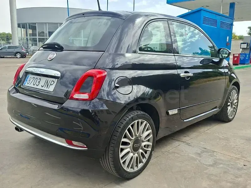 Usado Fiat 500 Lounge 69 CV (50 kW) 2016 Negro Berlina