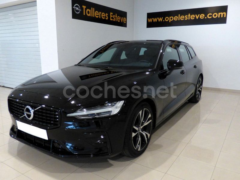 Negro Usado 2021 Volvo V60 R-Design Familiar | 27.990 € (Precio justo) - Imagen 1/4