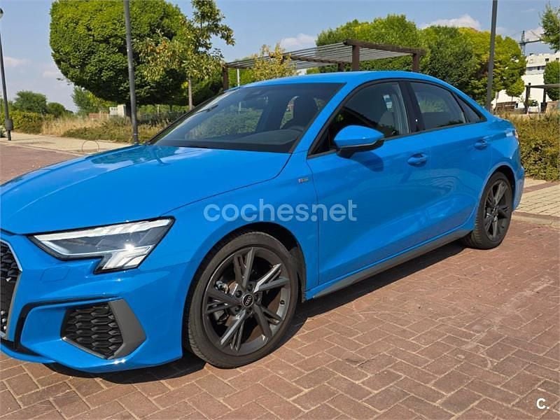 Azul Usado 2022 Audi A3 S-Line Berlina | 25.800 € (Buen precio) - Imagen 1/4