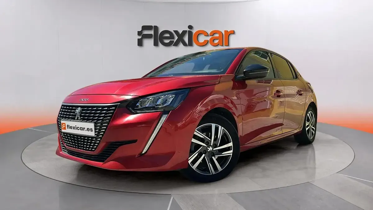 Usado Peugeot 208 Allure 101 CV (74 kW) 2023 Rojo Utilitario