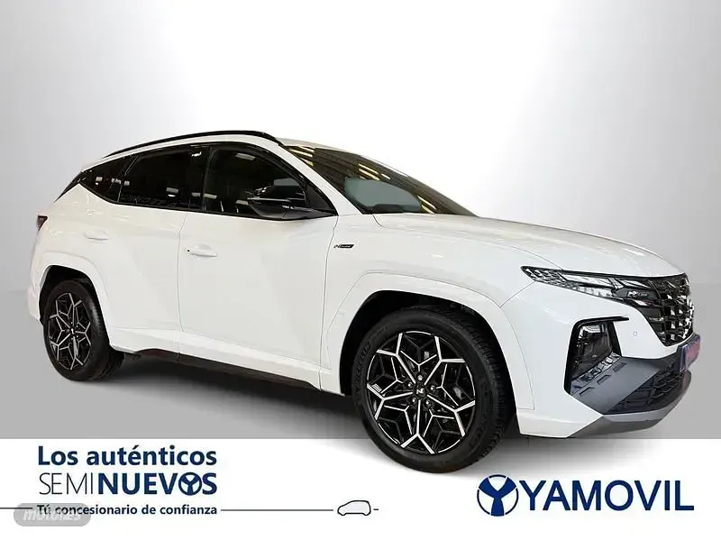 Usado Hyundai Tucson N Line 150 CV (110 kW) 2022 Blanco SUV