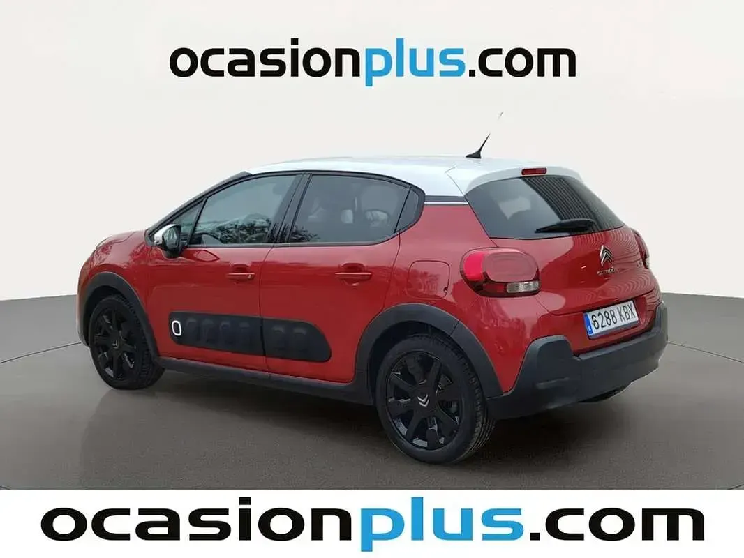 Usado Citroën C3 PureTech 110 CV (80 kW) 2017 Rojo Utilitario