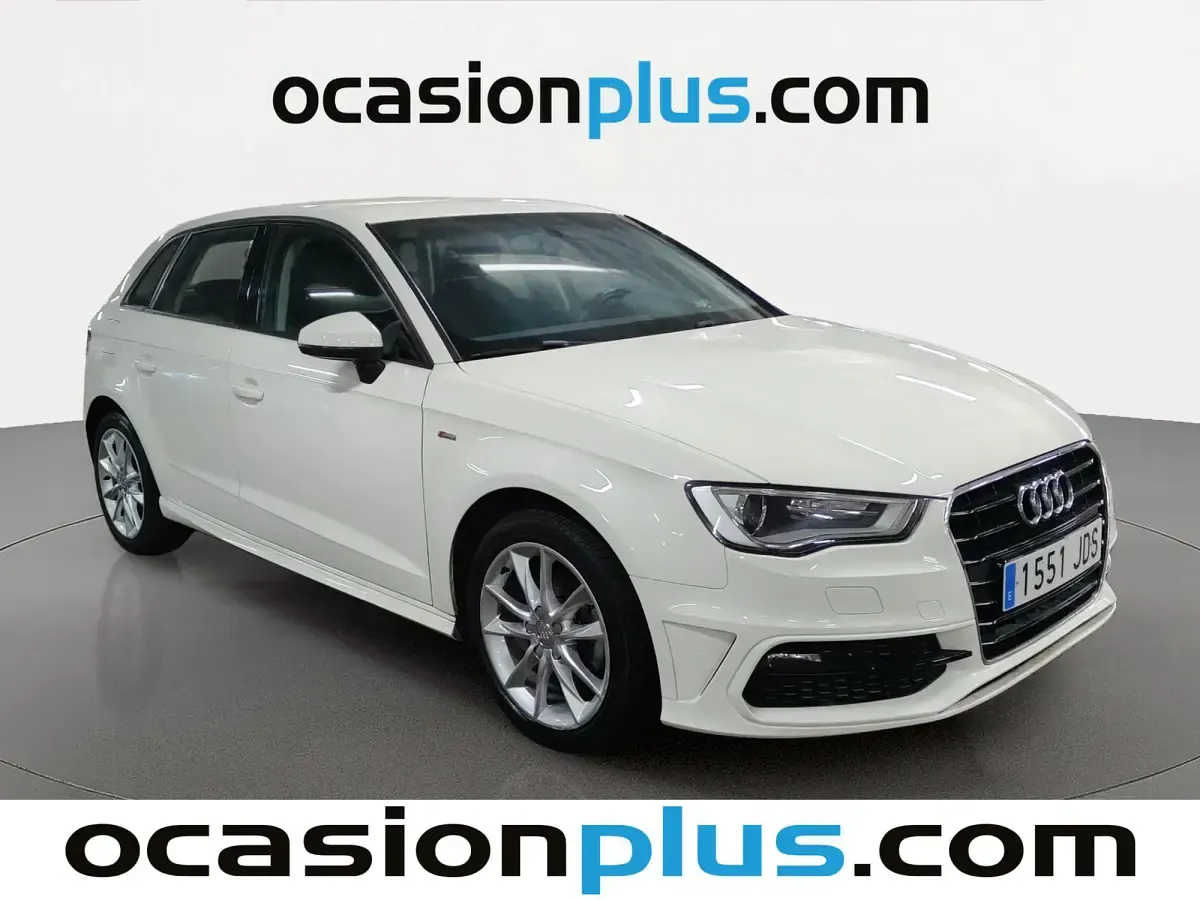 Usado Audi A3 Sportback S-Line 110 CV (80 kW) 2015 Blanco Utilitario