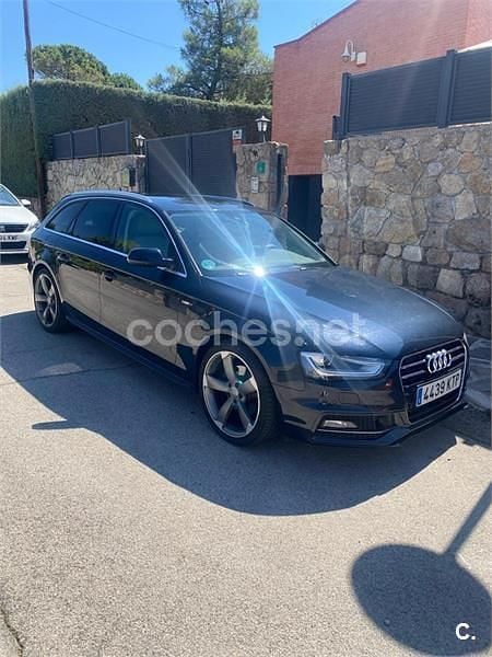 Usado Audi A4 S-Line 190 CV (139 kW) 2015 Azul Familiar