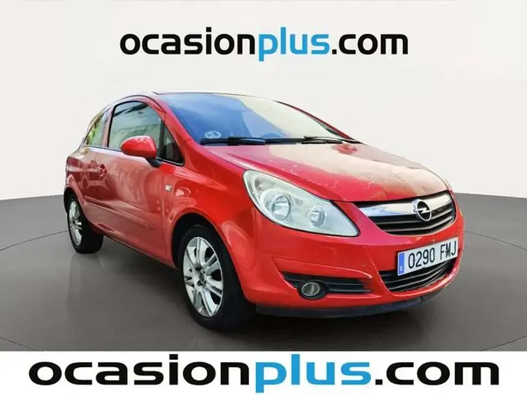 Usado Opel Corsa Enjoy 90 CV (66 kW) 2007 Rojo Utilitario