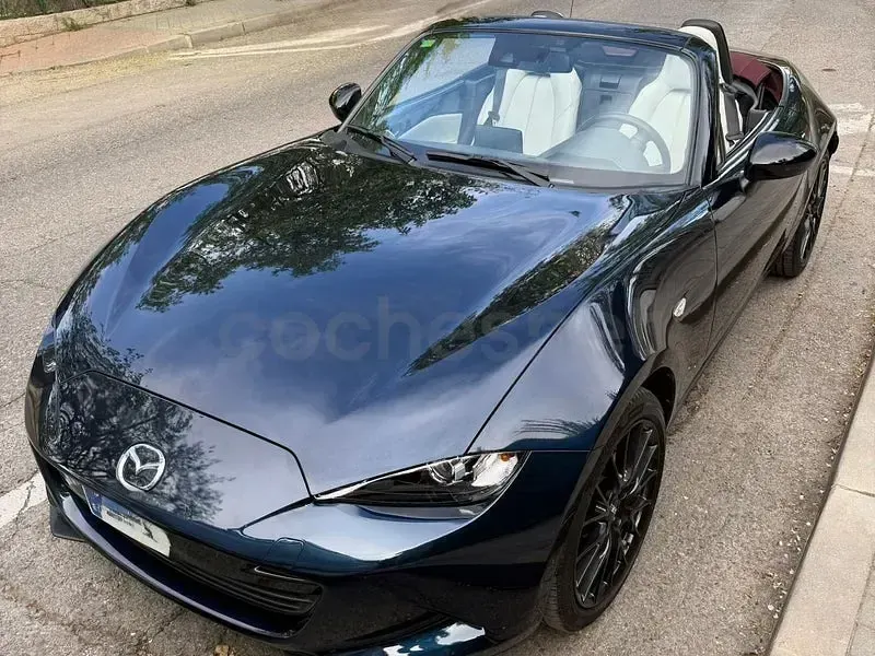 Usado Mazda MX5 184 CV (135 kW) 2021 Azul Descapotable