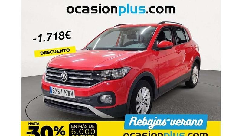 Rojo Usado 2019 VW T-Cross Advance SUV | 17.182 € (Precio justo) - Imagen 1/4