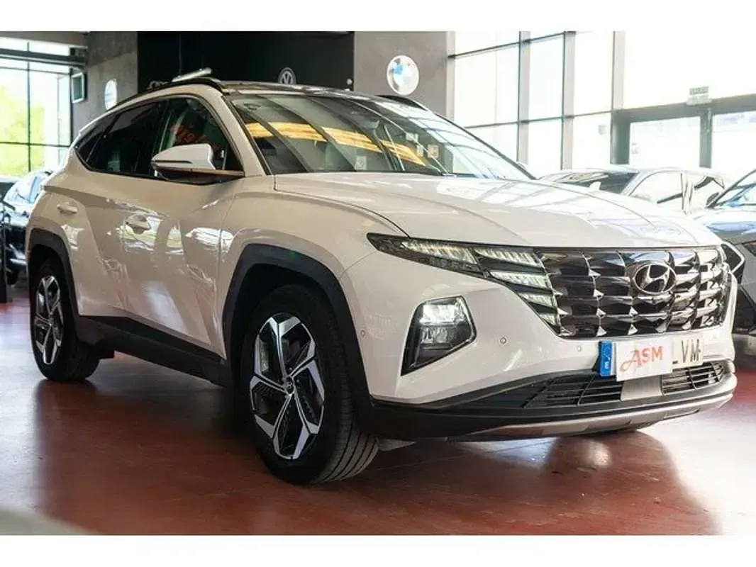 Usado Hyundai Tucson Style 265 CV (194 kW) 2021 Blanco SUV