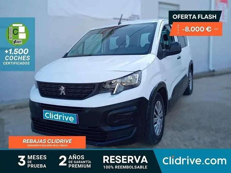 Usado Peugeot Rifter Active 102 CV (75 kW) 2019 Blanco Monovolumen