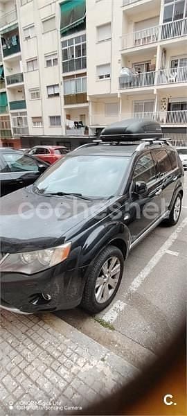 Usado Mitsubishi Outlander 140 CV (102 kW) 2008 Negro SUV