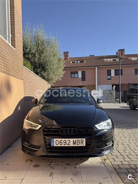 Usado Audi A3 Attraction 150 CV (110 kW) 2013 Negro Berlina