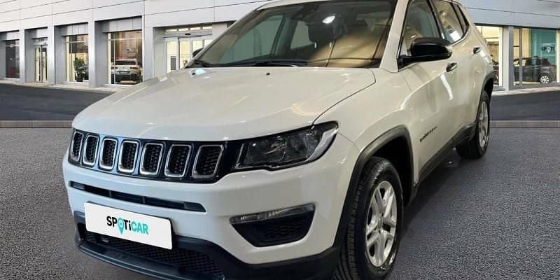 Rojo Usado 2019 Jeep Compass Sport SUV | 15.900 € (Precio justo) - Imagen 1/4