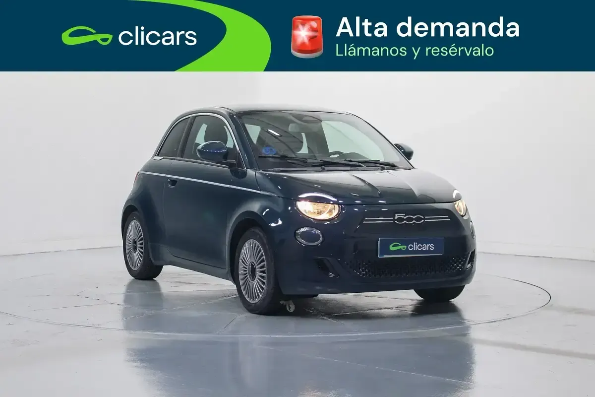 Usado Fiat 500e 86 kW (118 CV) 2024 Verde Berlina