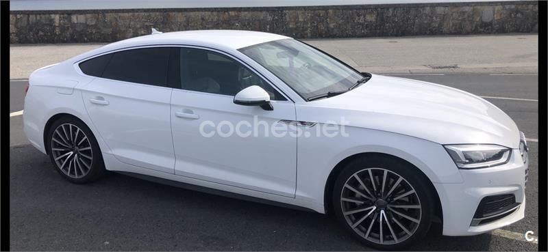 Usado Audi A5 Sportback S-Line 252 CV (185 kW) 2017 Blanco Utilitario
