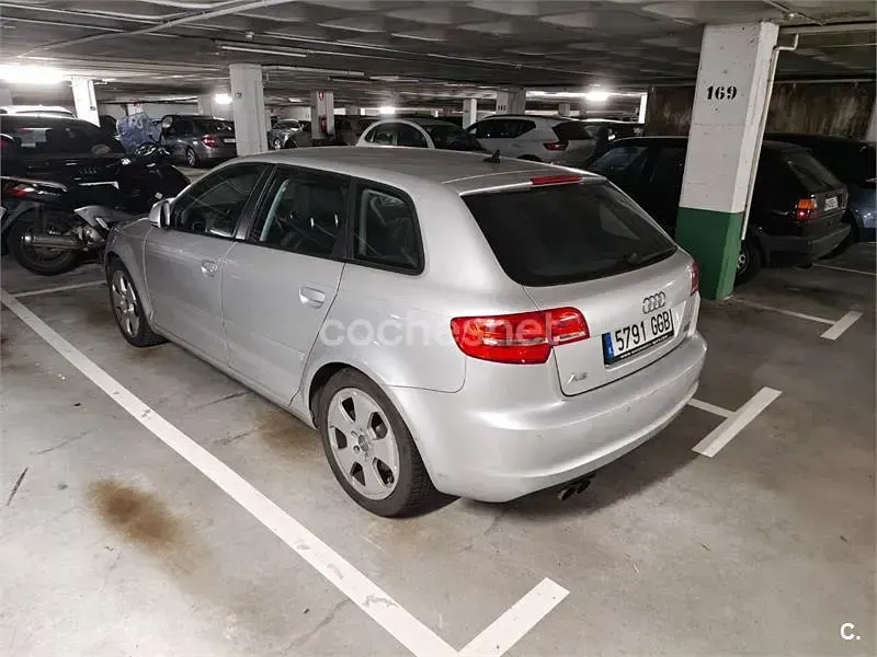 Usado Audi A3 Ambition 200 CV (147 kW) 2008 Blanco Utilitario