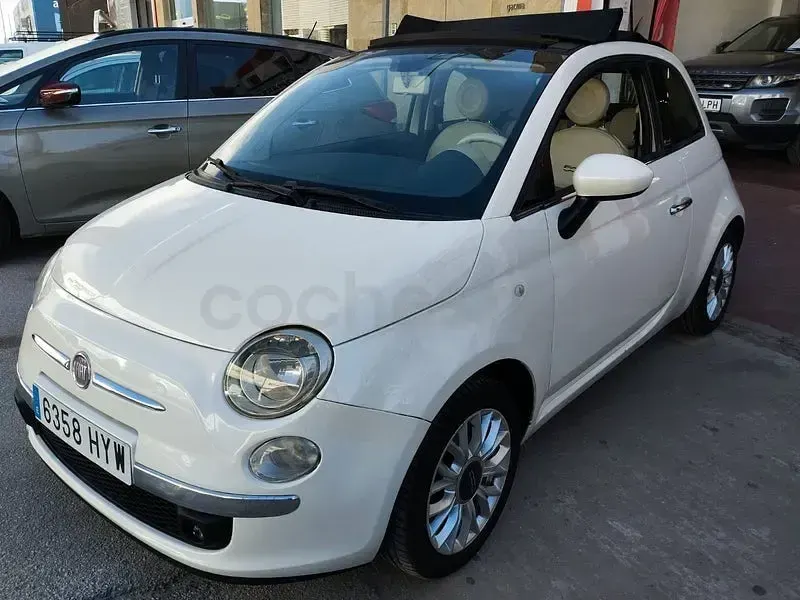 Usado Fiat 500C S 69 CV (50 kW) 2014 Blanco Descapotable