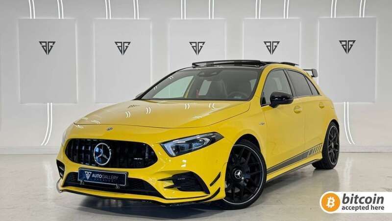 Amarillo Usado 2019 Mercedes A35 AMG AMG Utilitario | 42.900 € (Un poco caro) - Imagen 1/4