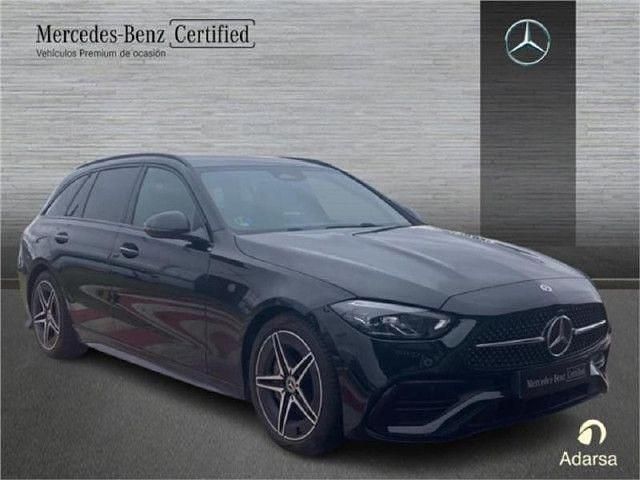 Usado Mercedes C220 AMG line 200 CV (147 kW) 2025 Negro obsidiana