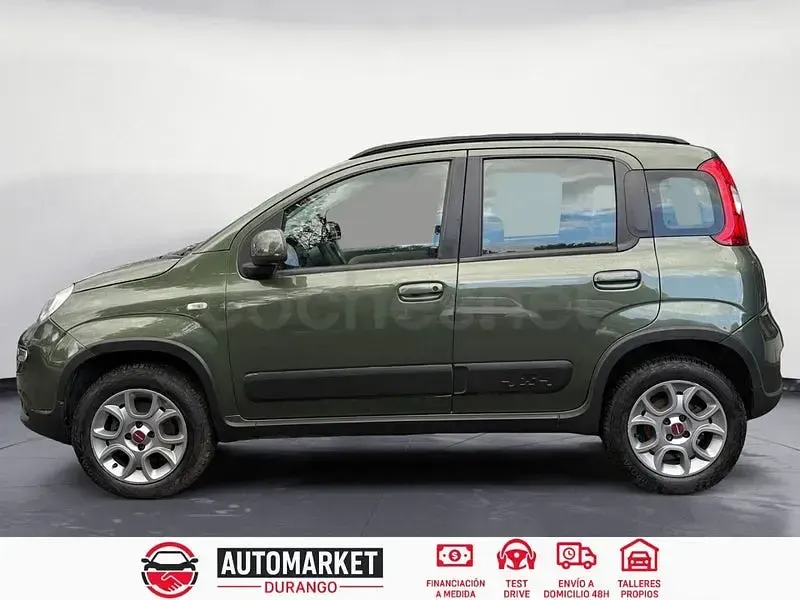Usado Fiat Panda 4x4 Climbing 75 CV (55 kW) 2013 Verde Utilitario