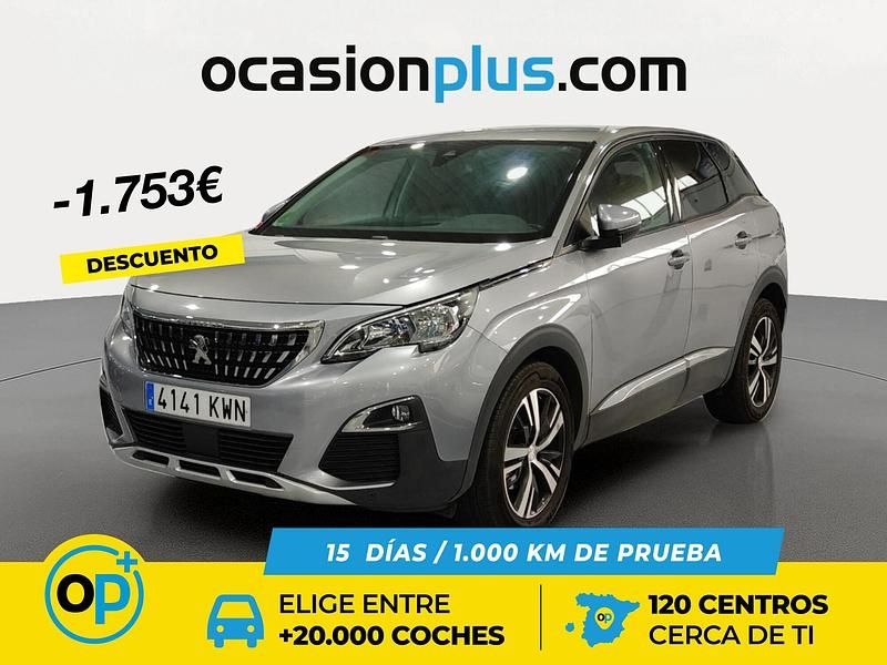 Usado Peugeot 3008 Allure 130 CV (95 kW) 2019 Gris SUV