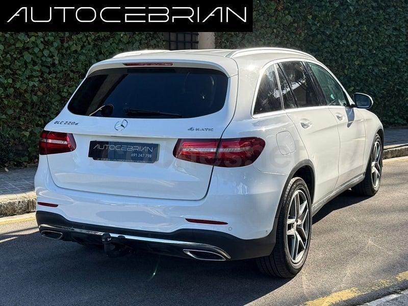 Usado Mercedes GLC220 AMG line 170 CV (125 kW) 2016 Blanco SUV