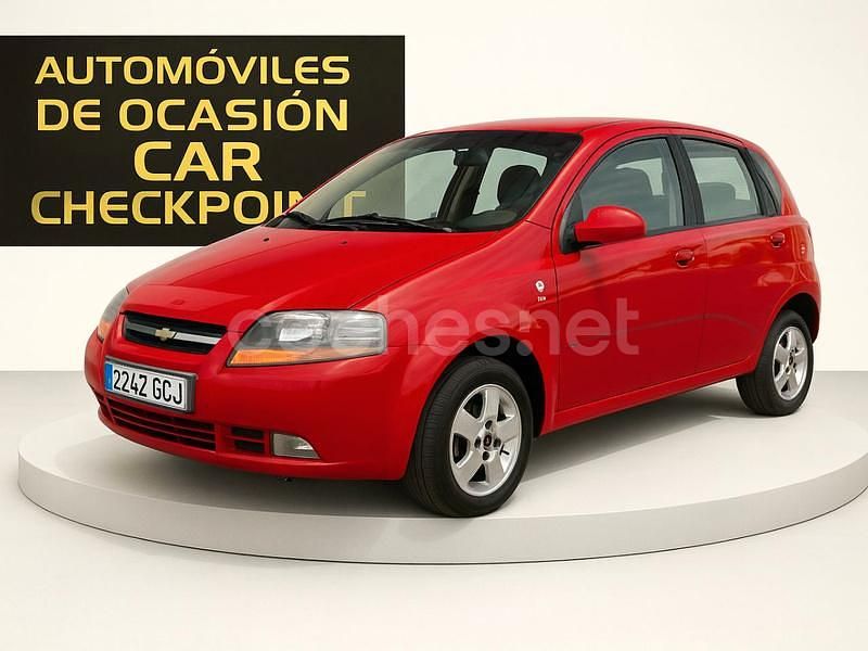 Rojo Usado 2008 Chevrolet Kalos SX Berlina | 3995 € (Precio justo) - Imagen 1/4