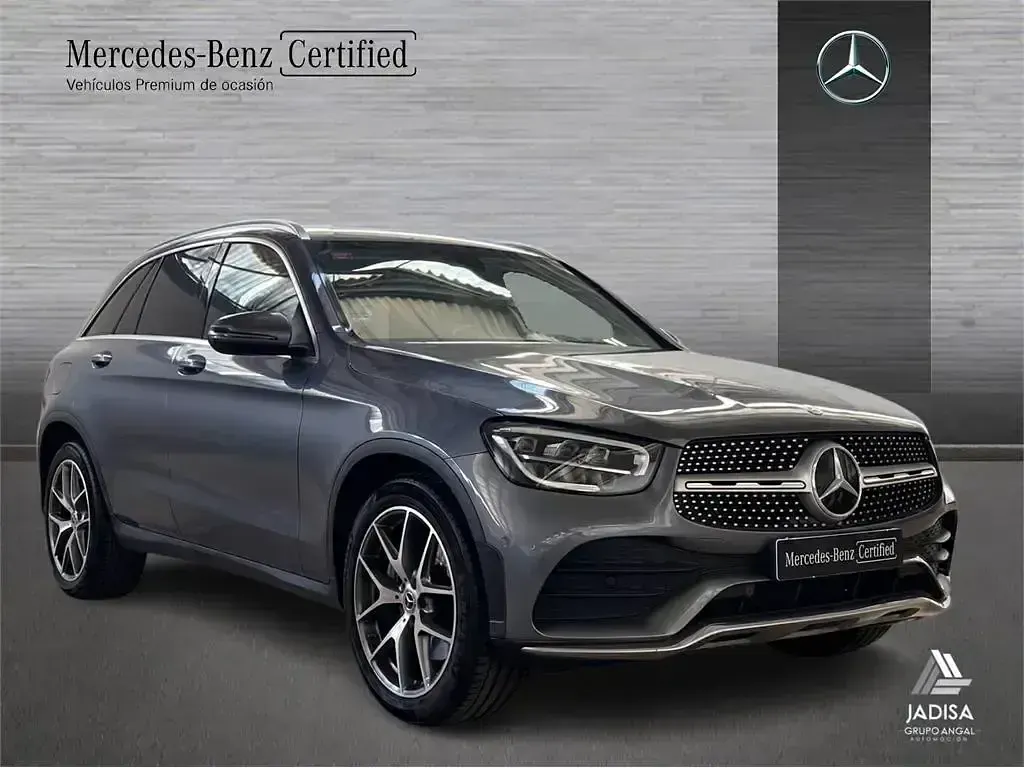 Usado Mercedes GLC220 194 CV (142 kW) 2021 Gris selenita SUV