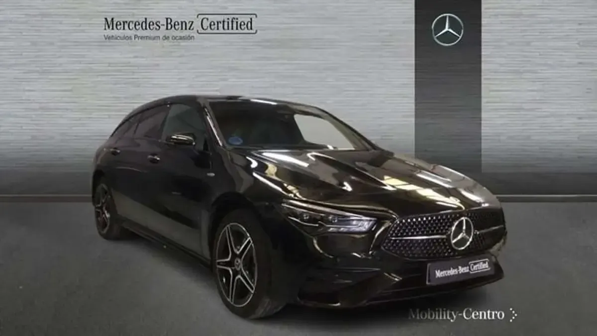Usado Mercedes CLA250e 218 CV (160 kW) 2025 Negro Coupe