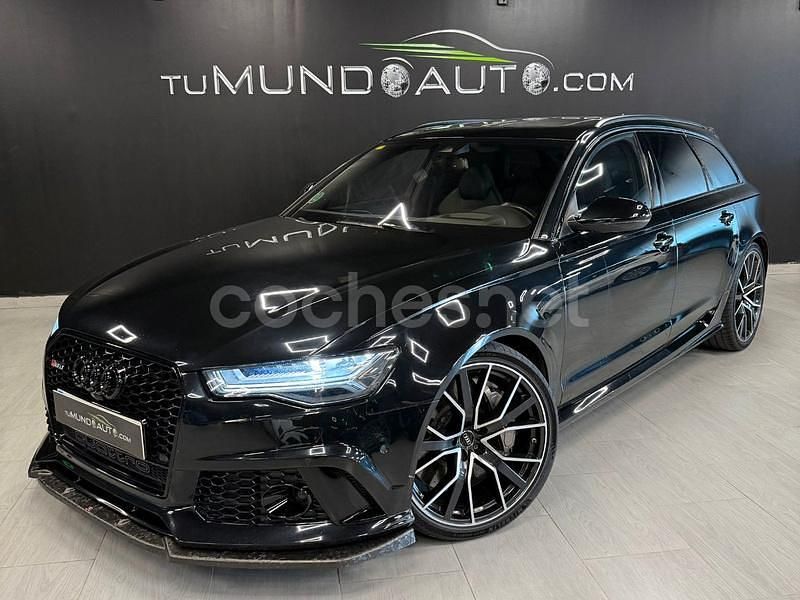 Negro Usado 2017 Audi RS6 Familiar | 64.999 € (Un poco caro) - Imagen 1/4
