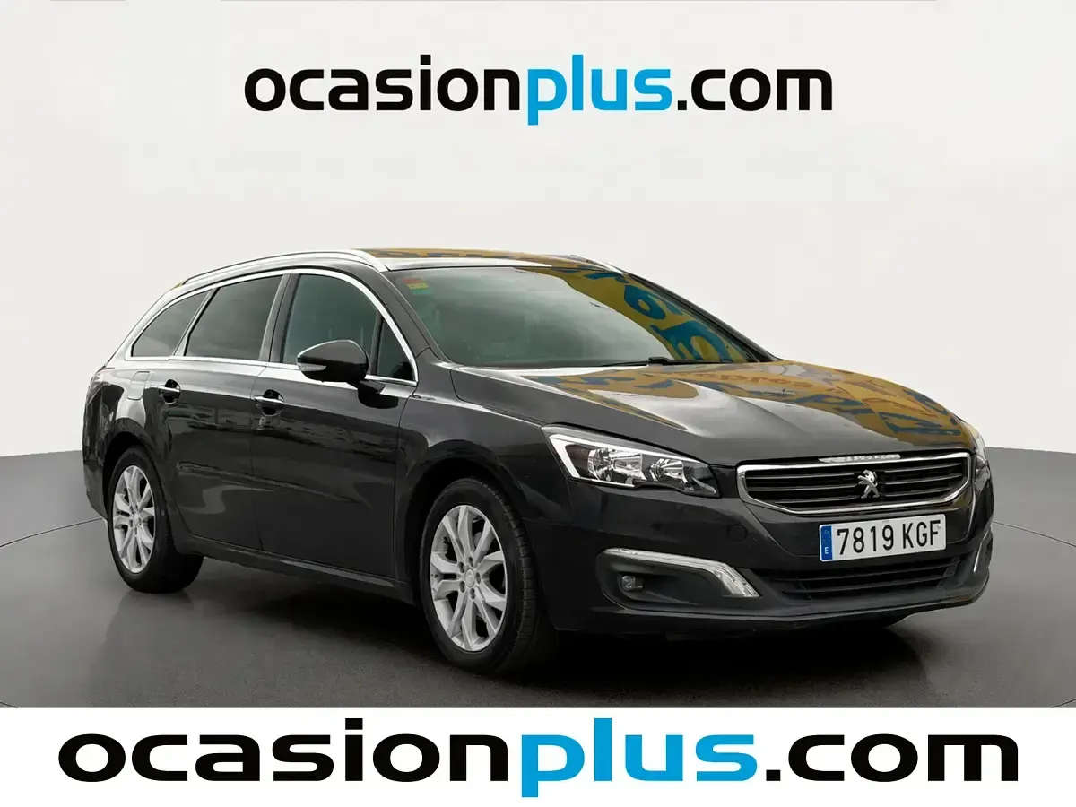 Usado Peugeot 508 Allure 150 CV (110 kW) 2017 Gris Familiar