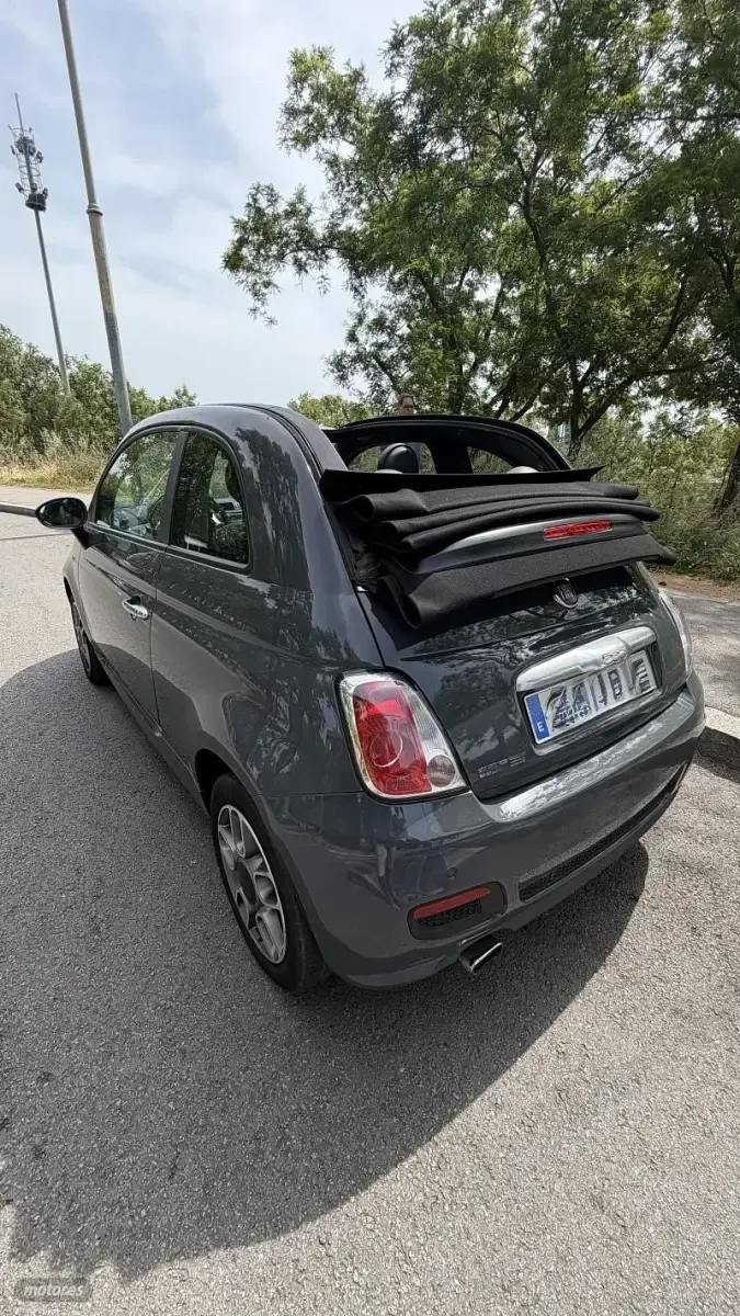 Usado Fiat 500S S 69 CV (50 kW) 2015 Gris Descapotable