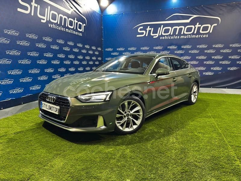 Verde Usado 2021 Audi A5 Sportback Utilitario | 29.990 € (Buen precio) - Imagen 1/4
