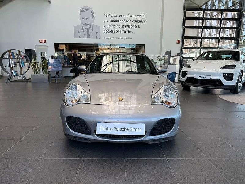 Usado Porsche 911 Turbo S Cabriolet 450 CV (330 kW) 2005 Gris / plata Descapotable
