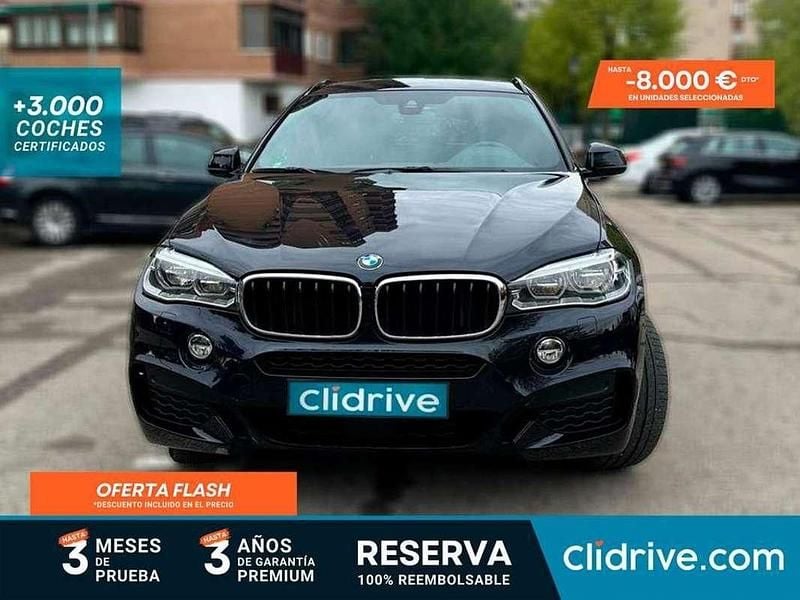 Negro Usado 2015 BMW X6 SUV | 28.790 € (Buen precio) - Imagen 1/3